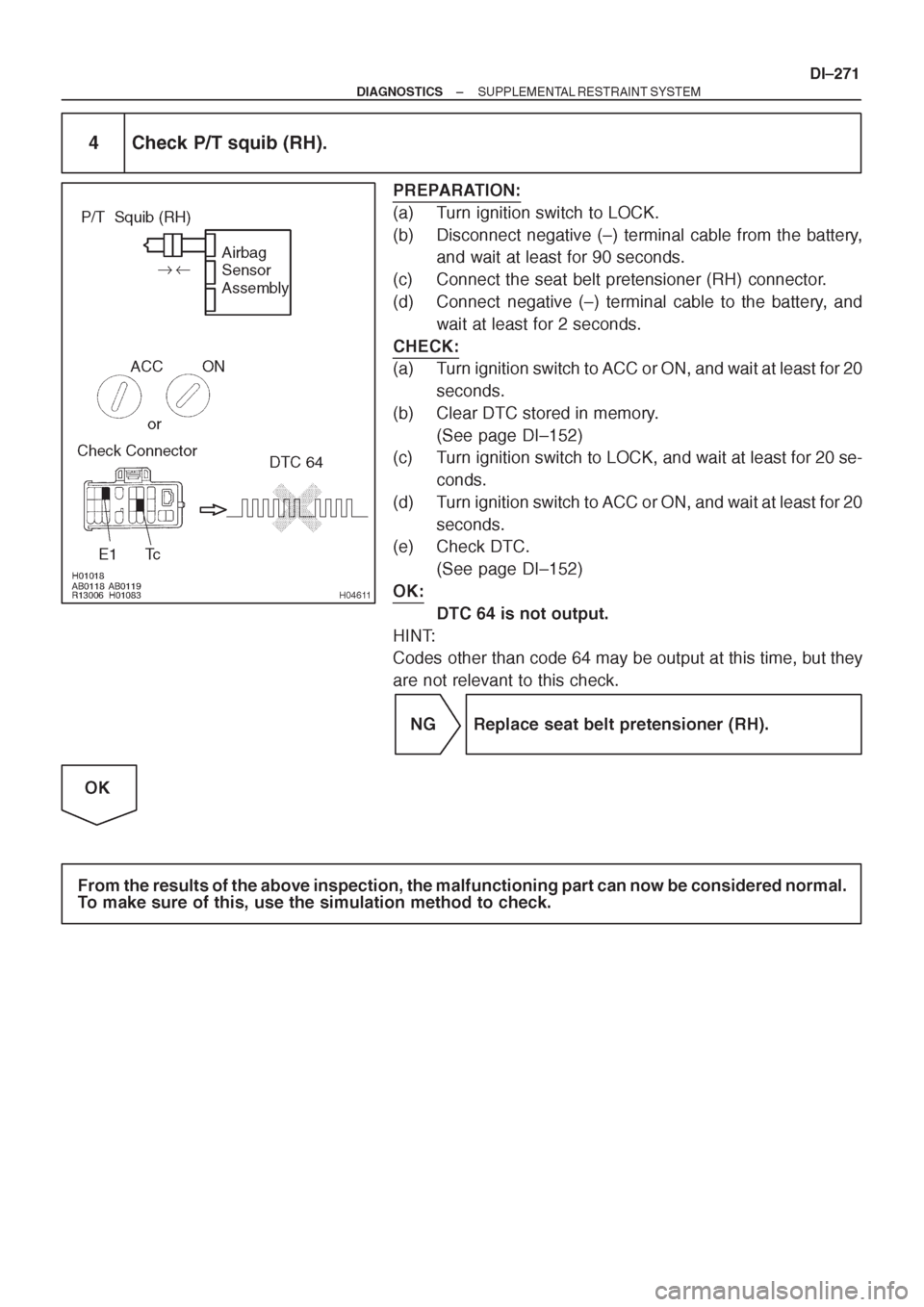 TOYOTA CORONA 1997 Service Repair Manual TOYOTA CORONA 1997 Service Repair Manual