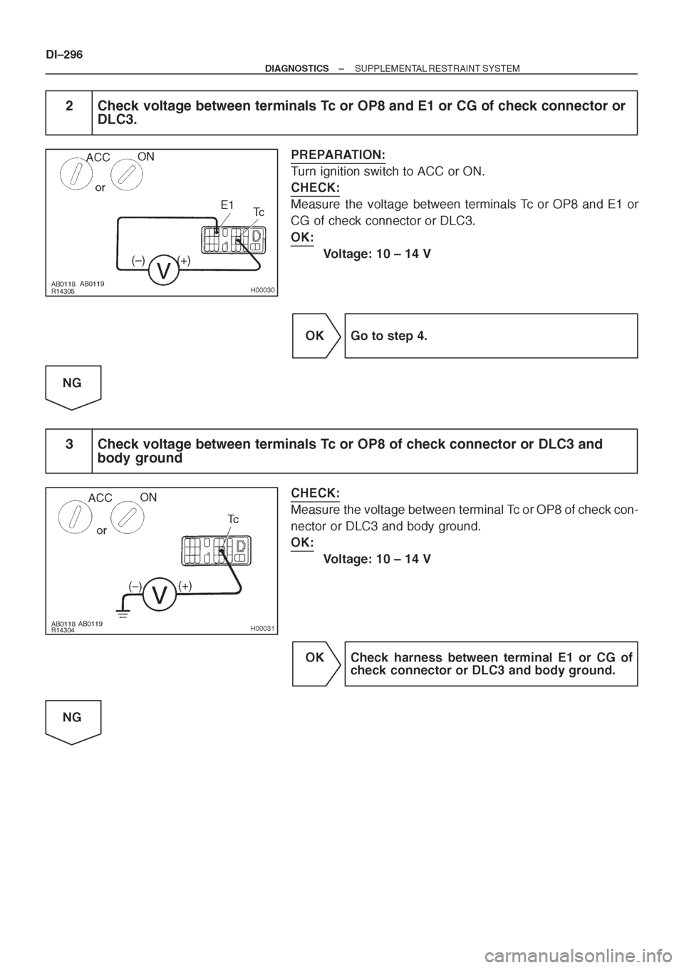 TOYOTA CORONA 1997 Service Repair Manual TOYOTA CORONA 1997 Service Repair Manual