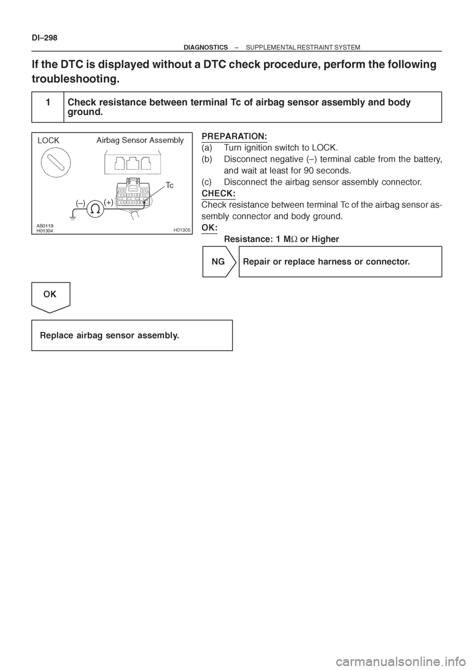 TOYOTA CORONA 1997 Service Repair Manual TOYOTA CORONA 1997 Service Repair Manual