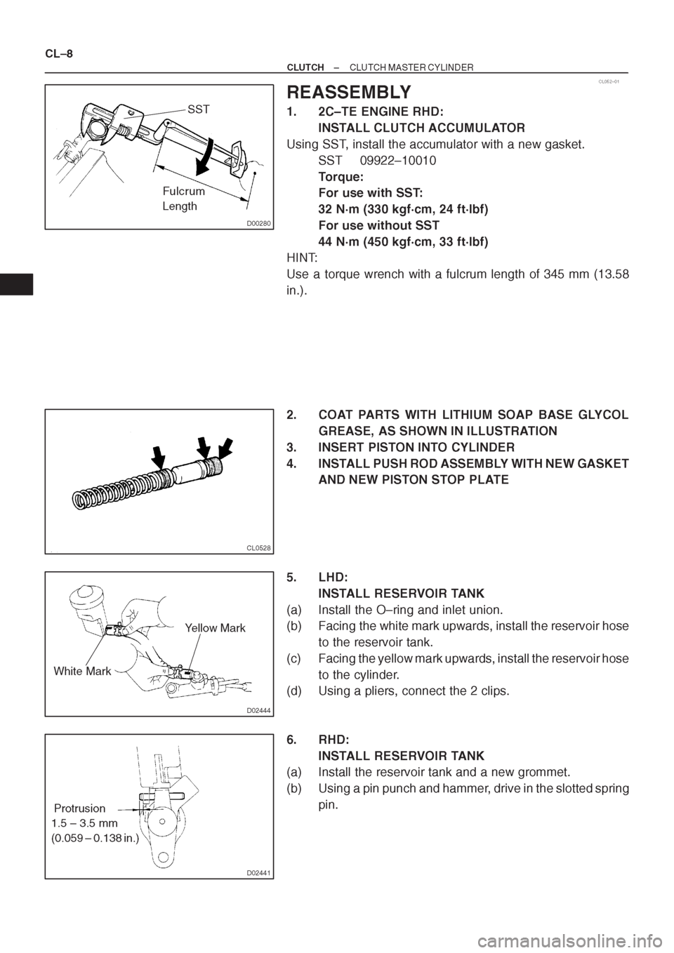TOYOTA CORONA 1997  Service Repair Manual 