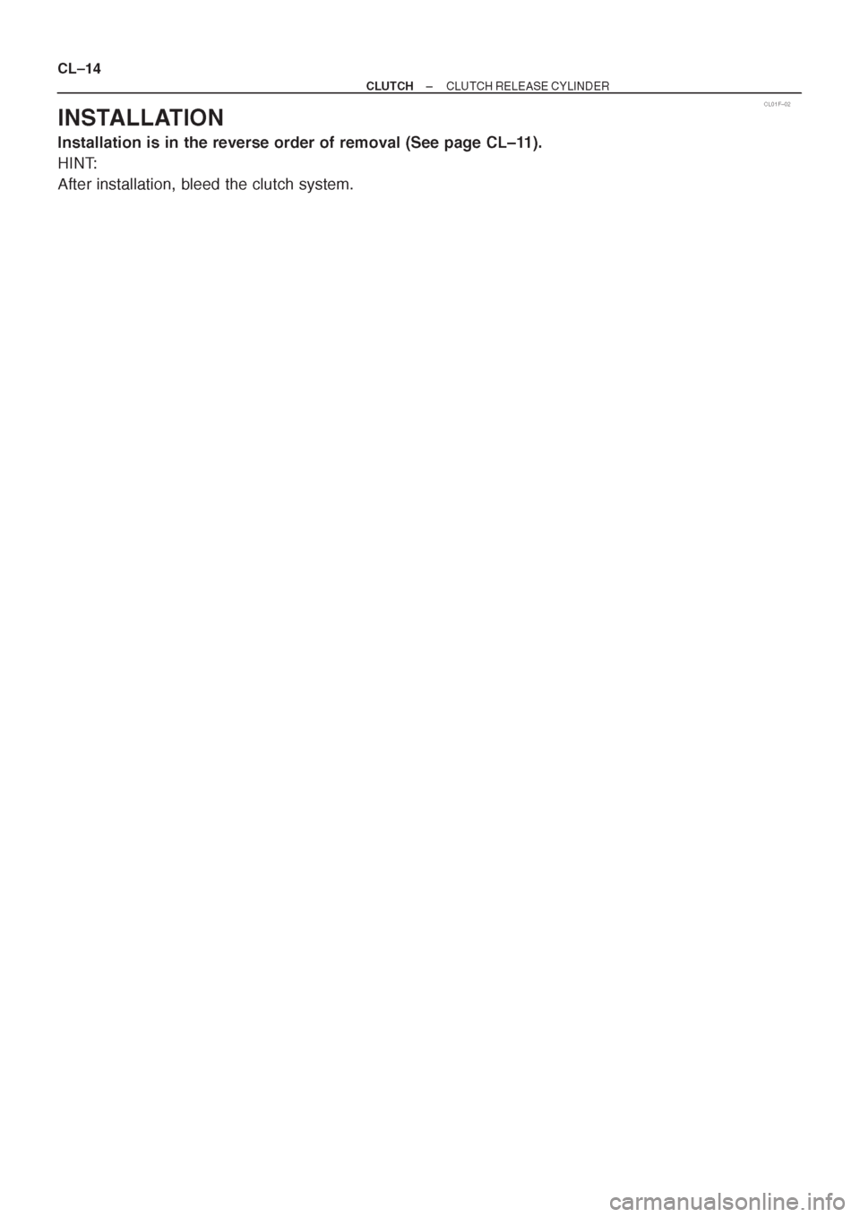 TOYOTA CORONA 1997  Service Repair Manual 