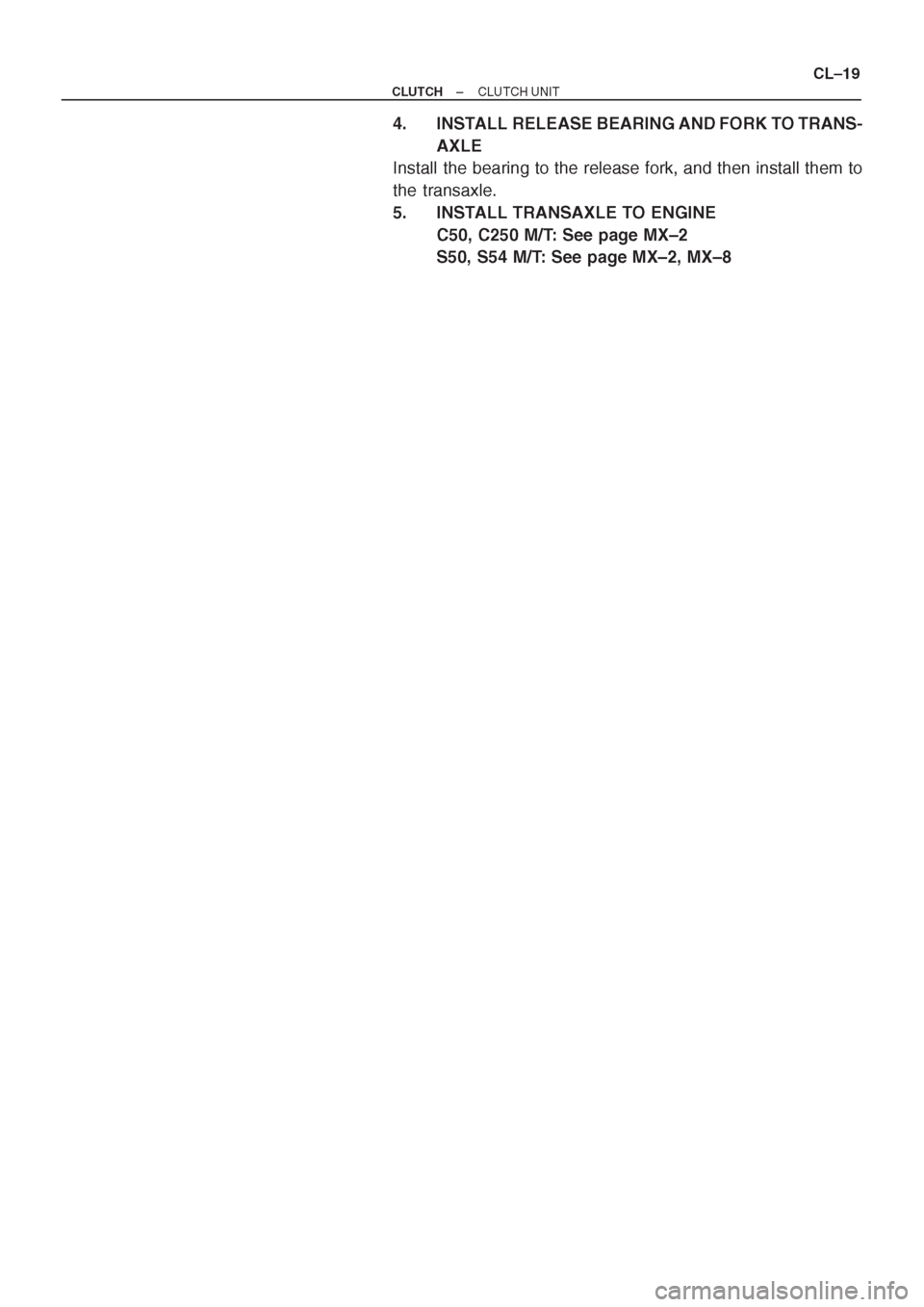 TOYOTA CORONA 1997  Service Repair Manual 