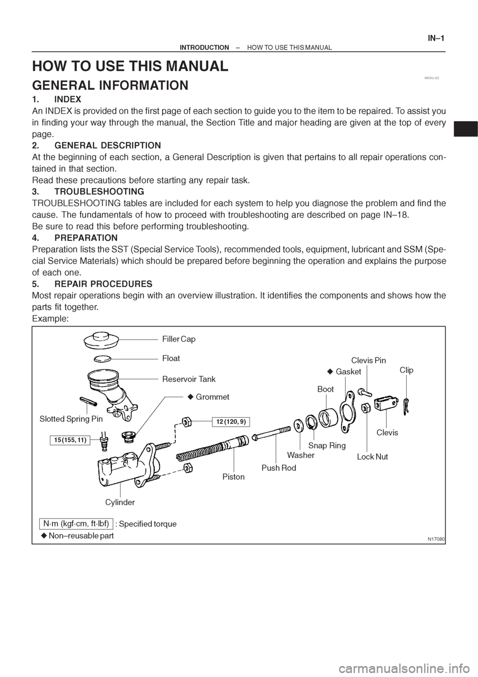 TOYOTA CORONA 1997 Service Repair Manual TOYOTA CORONA 1997 Service Repair Manual