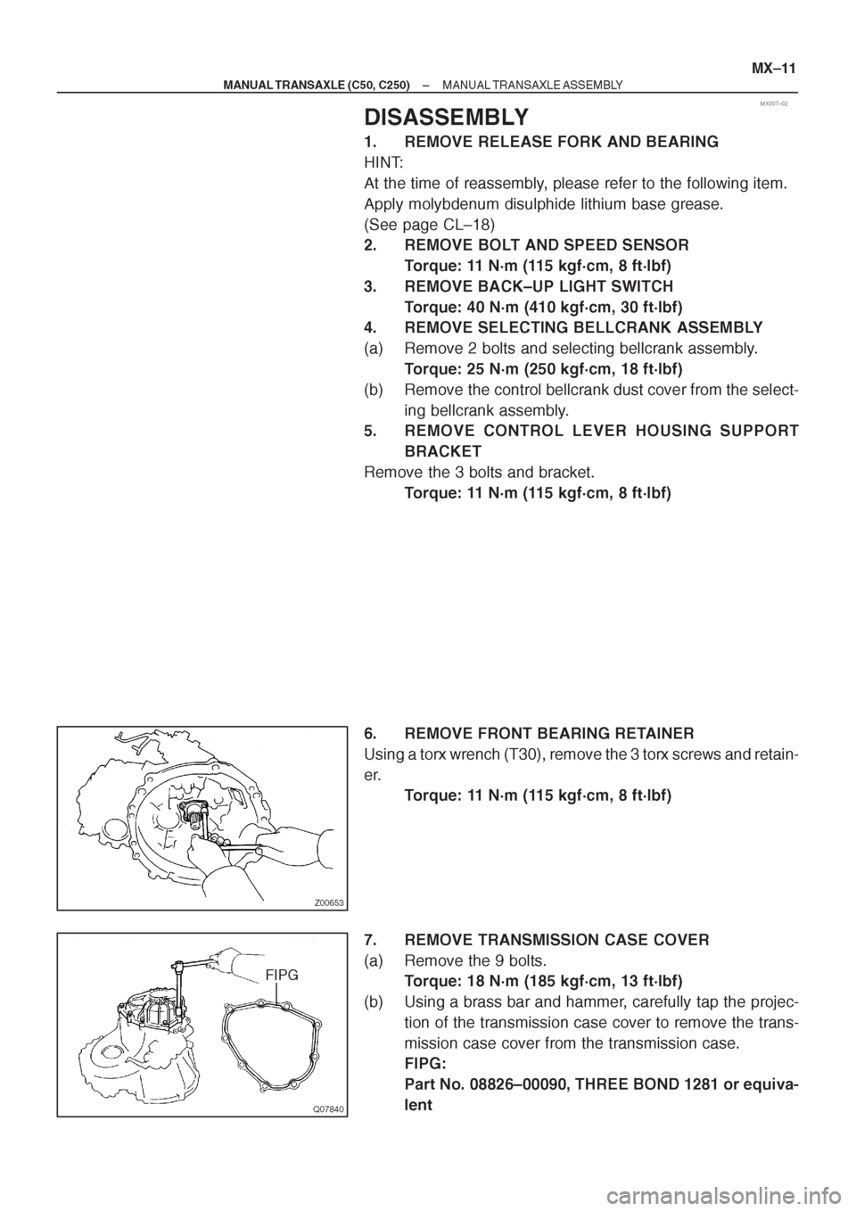 TOYOTA CORONA 1997  Service Repair Manual 