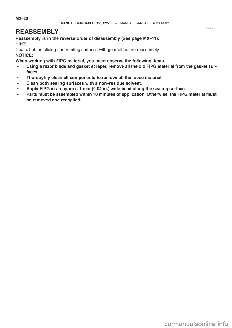 TOYOTA CORONA 1997  Service Repair Manual 