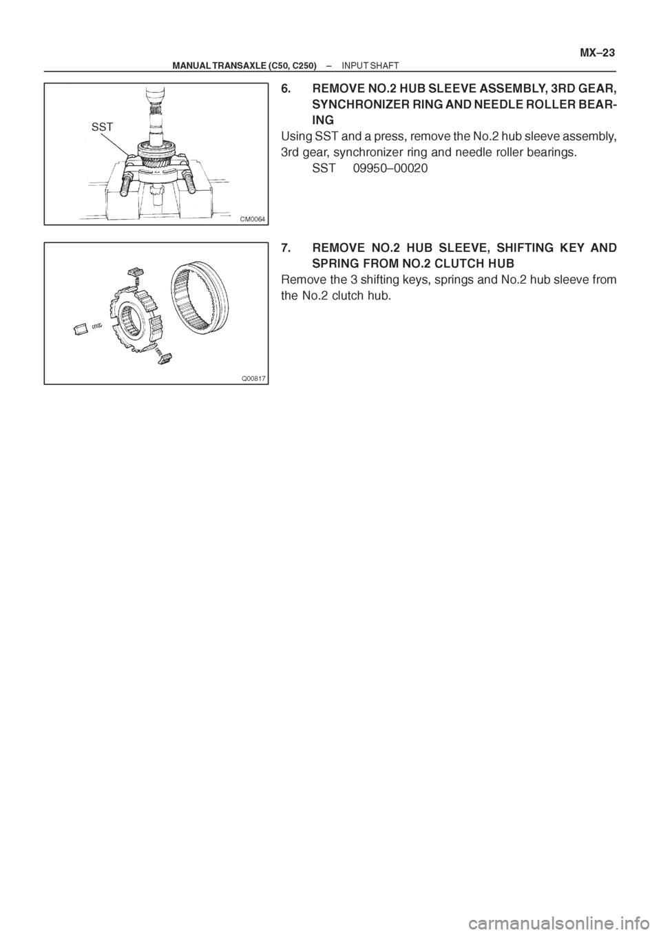TOYOTA CORONA 1997  Service Repair Manual 