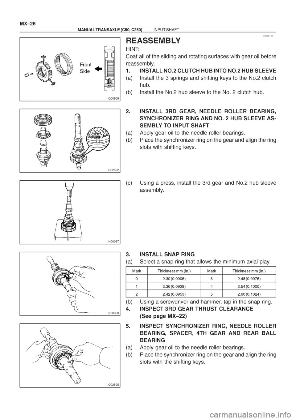 TOYOTA CORONA 1997  Service Repair Manual 