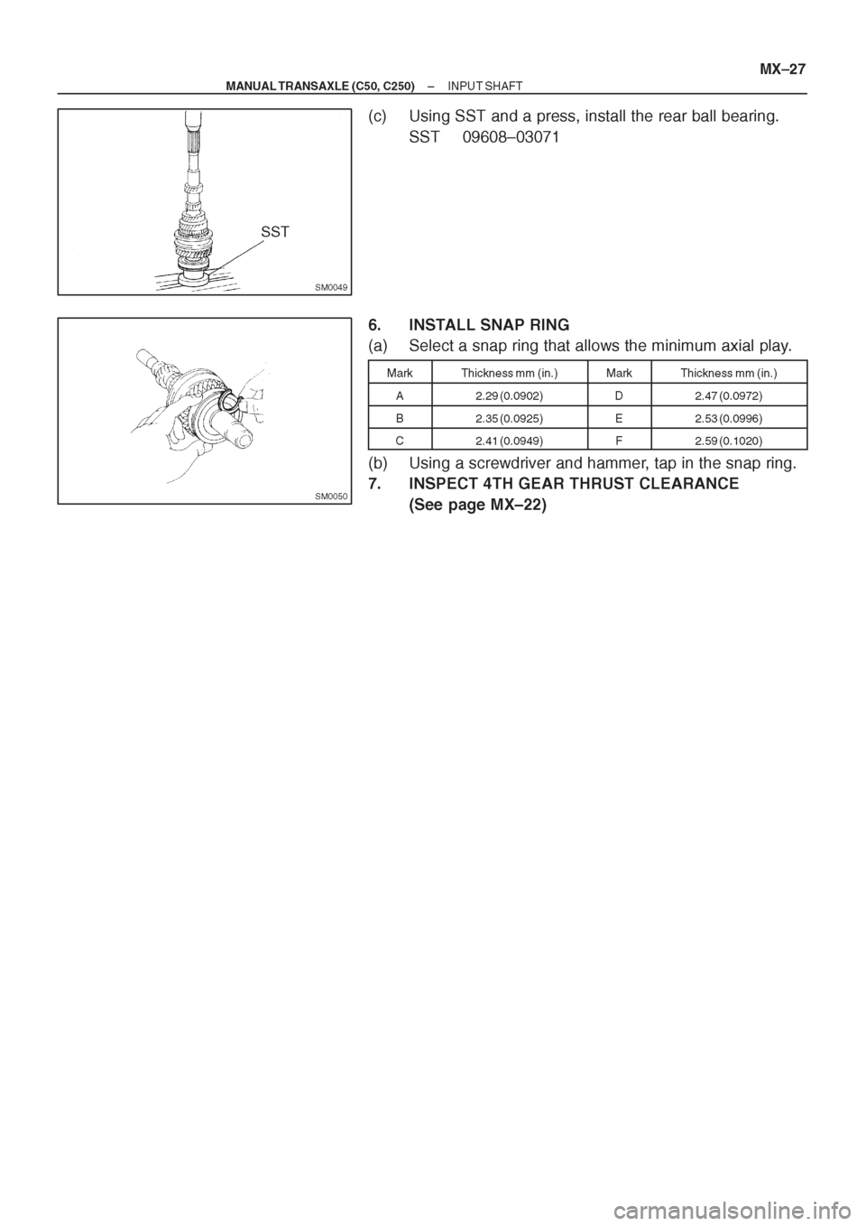 TOYOTA CORONA 1997  Service Repair Manual 