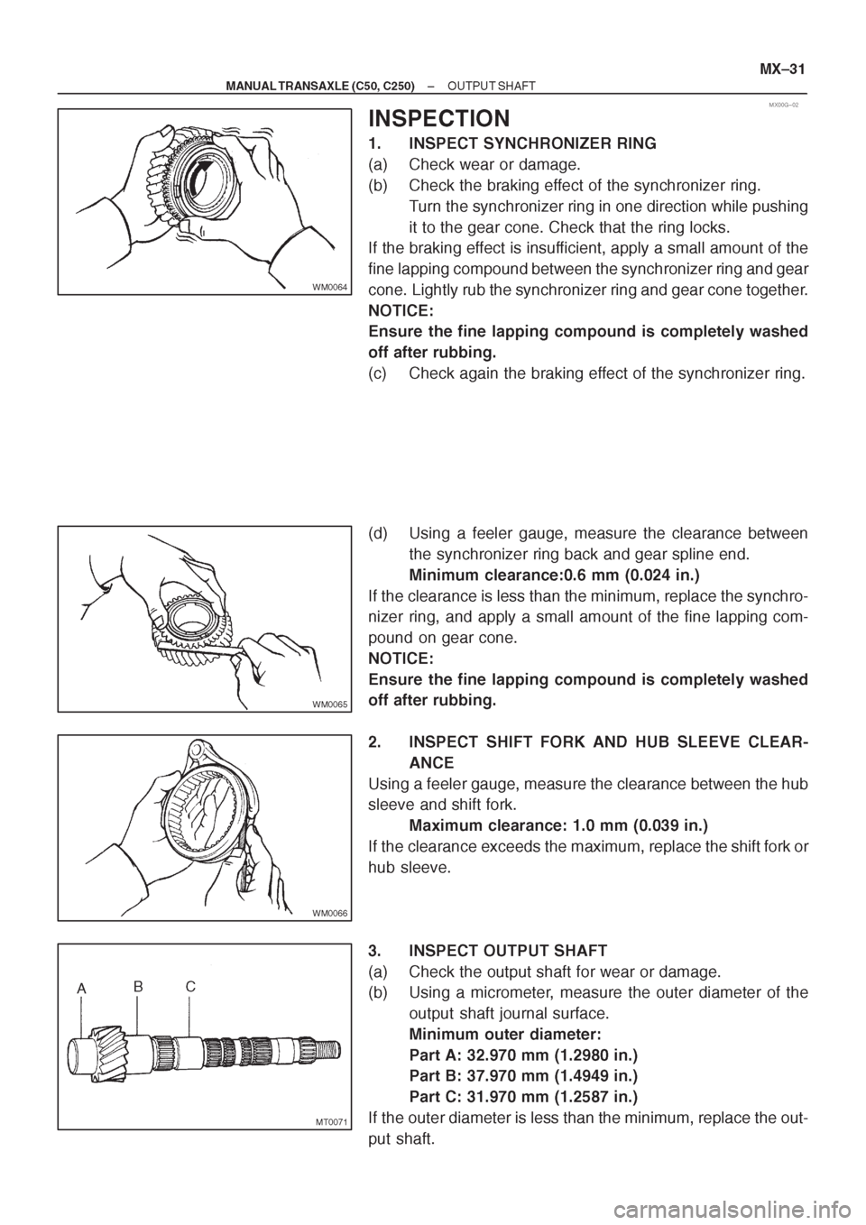TOYOTA CORONA 1997  Service Repair Manual 