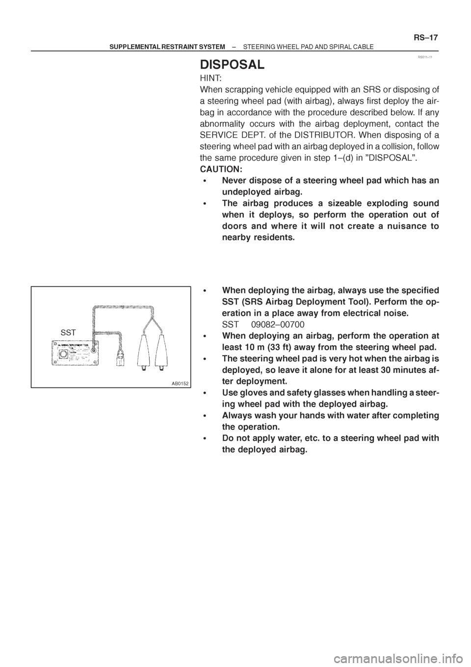 TOYOTA CORONA 1997  Service Repair Manual 