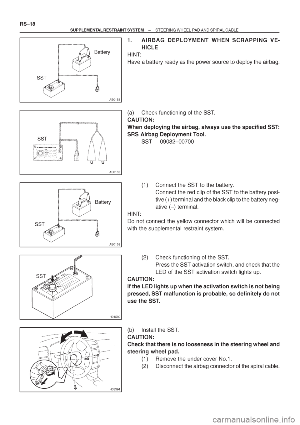 TOYOTA CORONA 1997  Service Repair Manual 
