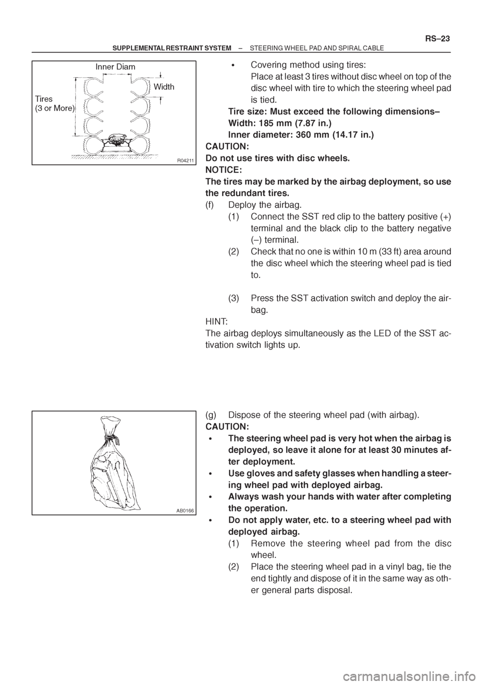 TOYOTA CORONA 1997  Service Repair Manual 