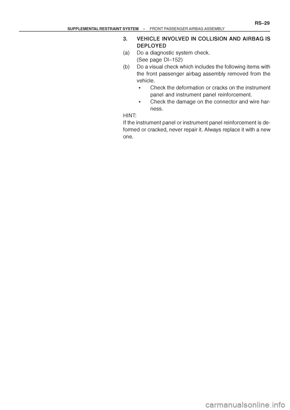 TOYOTA CORONA 1997  Service Repair Manual 