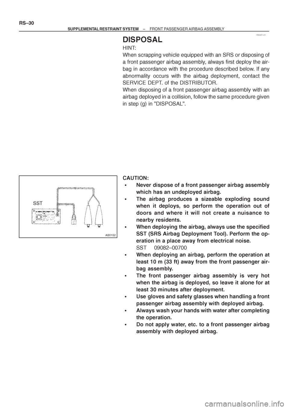 TOYOTA CORONA 1997  Service Repair Manual 