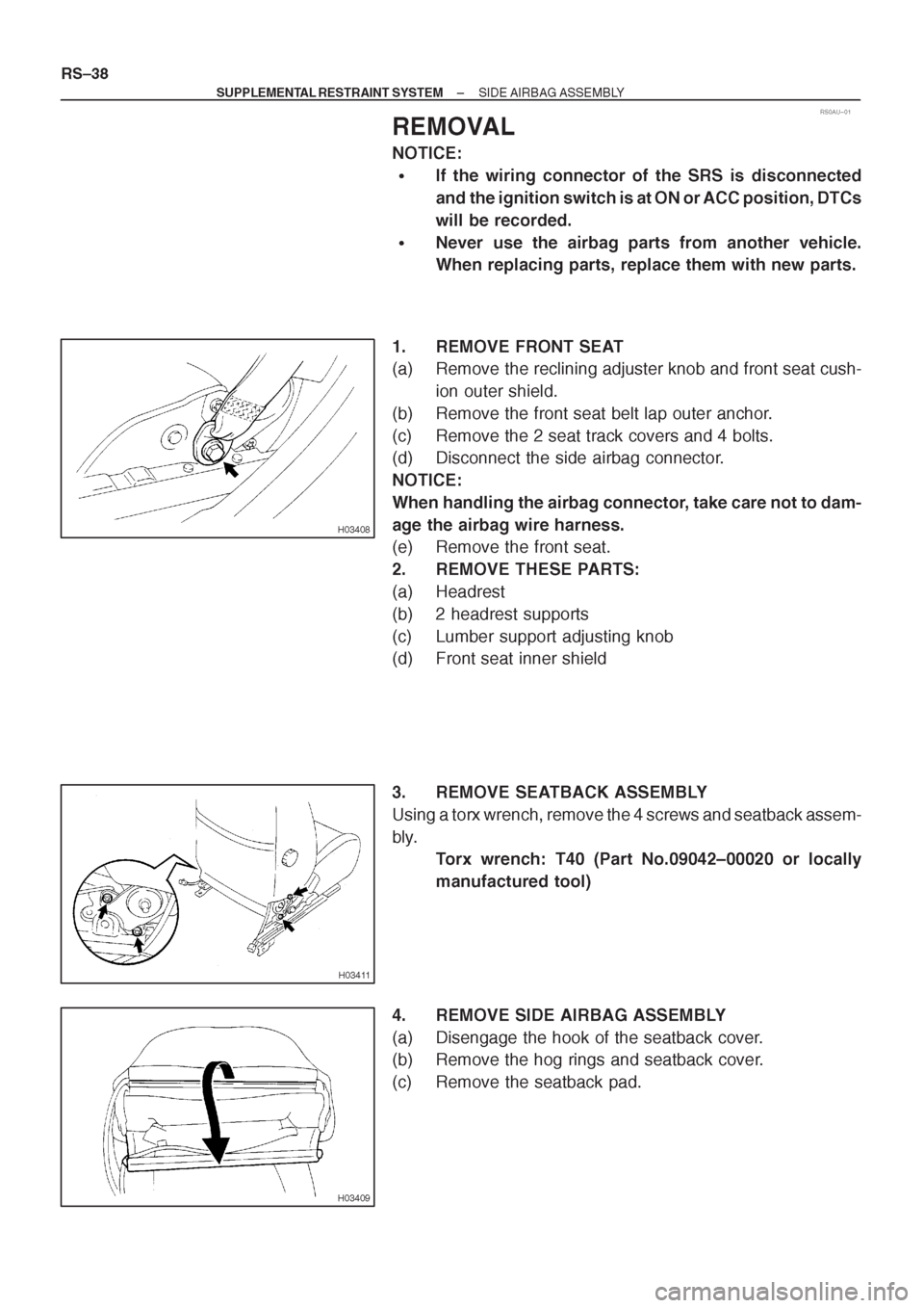 TOYOTA CORONA 1997  Service Repair Manual 