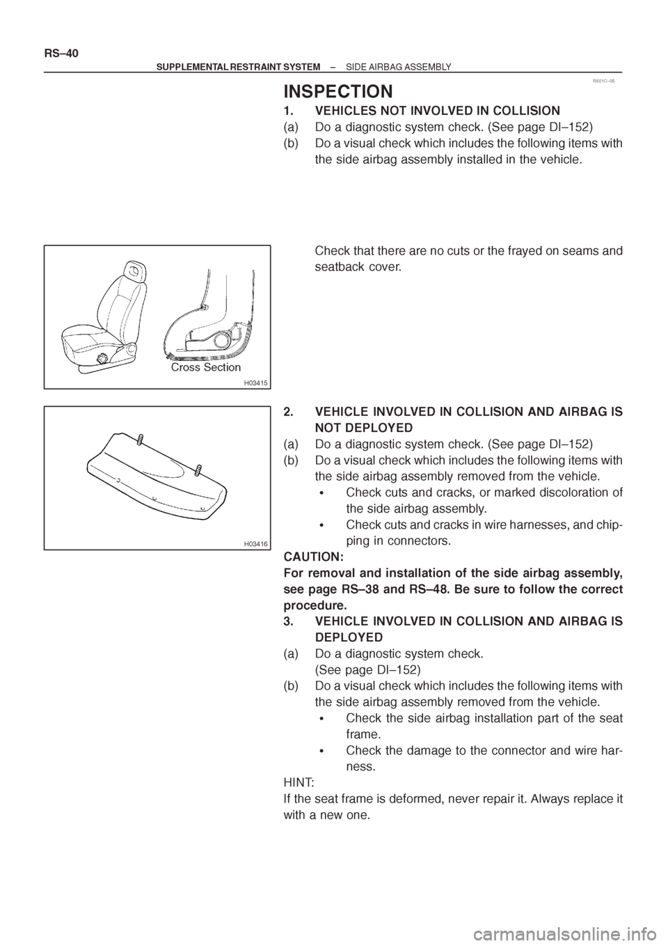 TOYOTA CORONA 1997  Service Repair Manual 