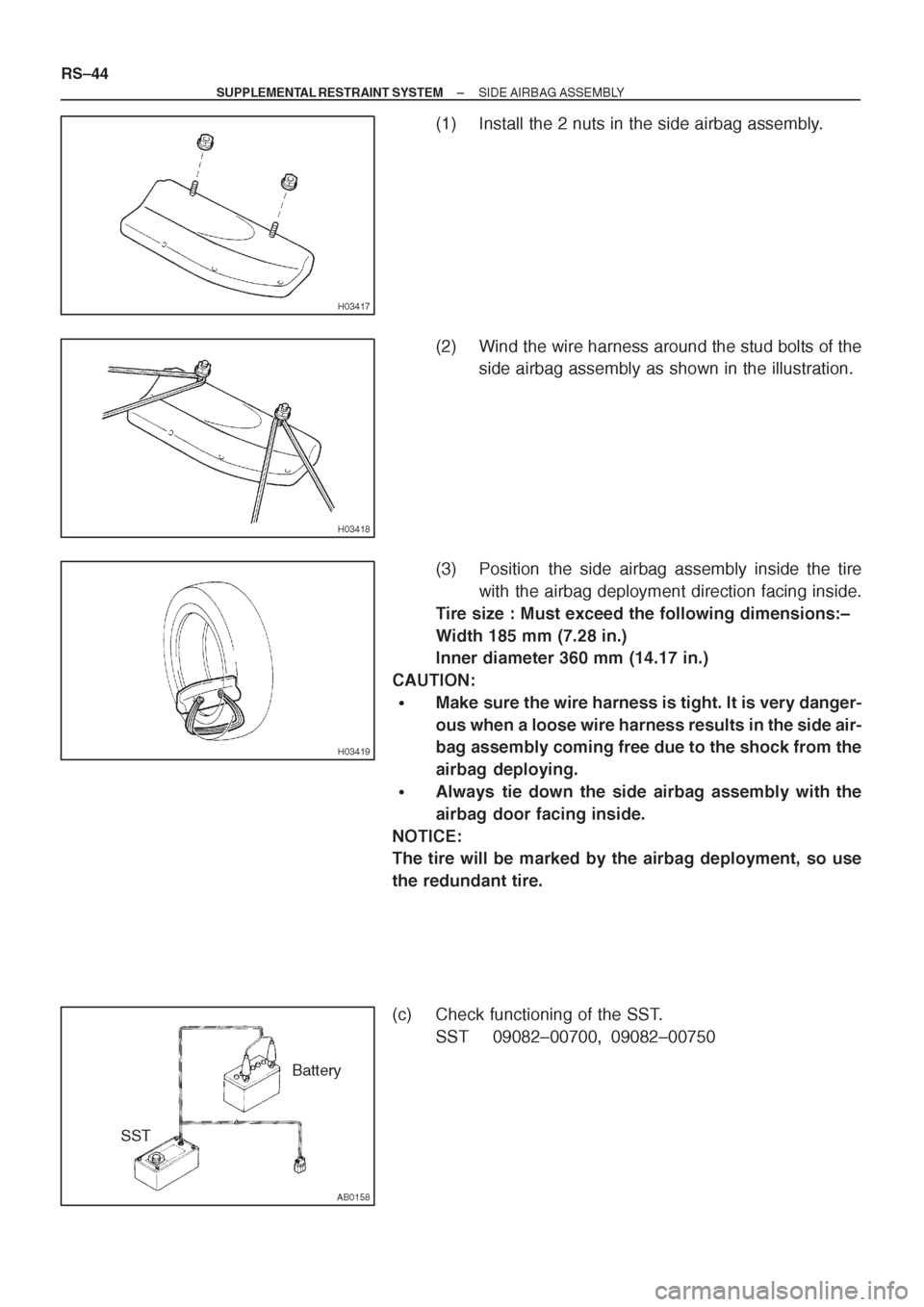 TOYOTA CORONA 1997  Service Repair Manual 