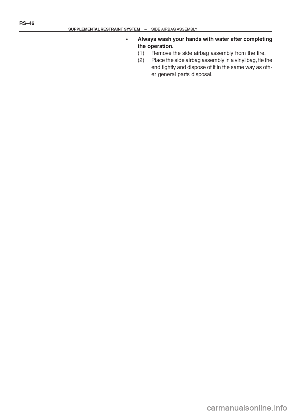 TOYOTA CORONA 1997  Service Repair Manual 