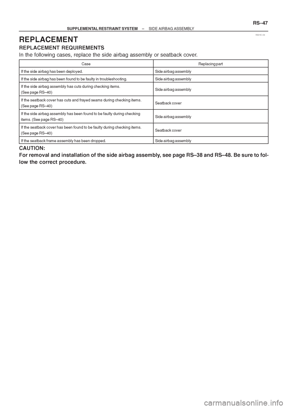 TOYOTA CORONA 1997  Service Repair Manual 