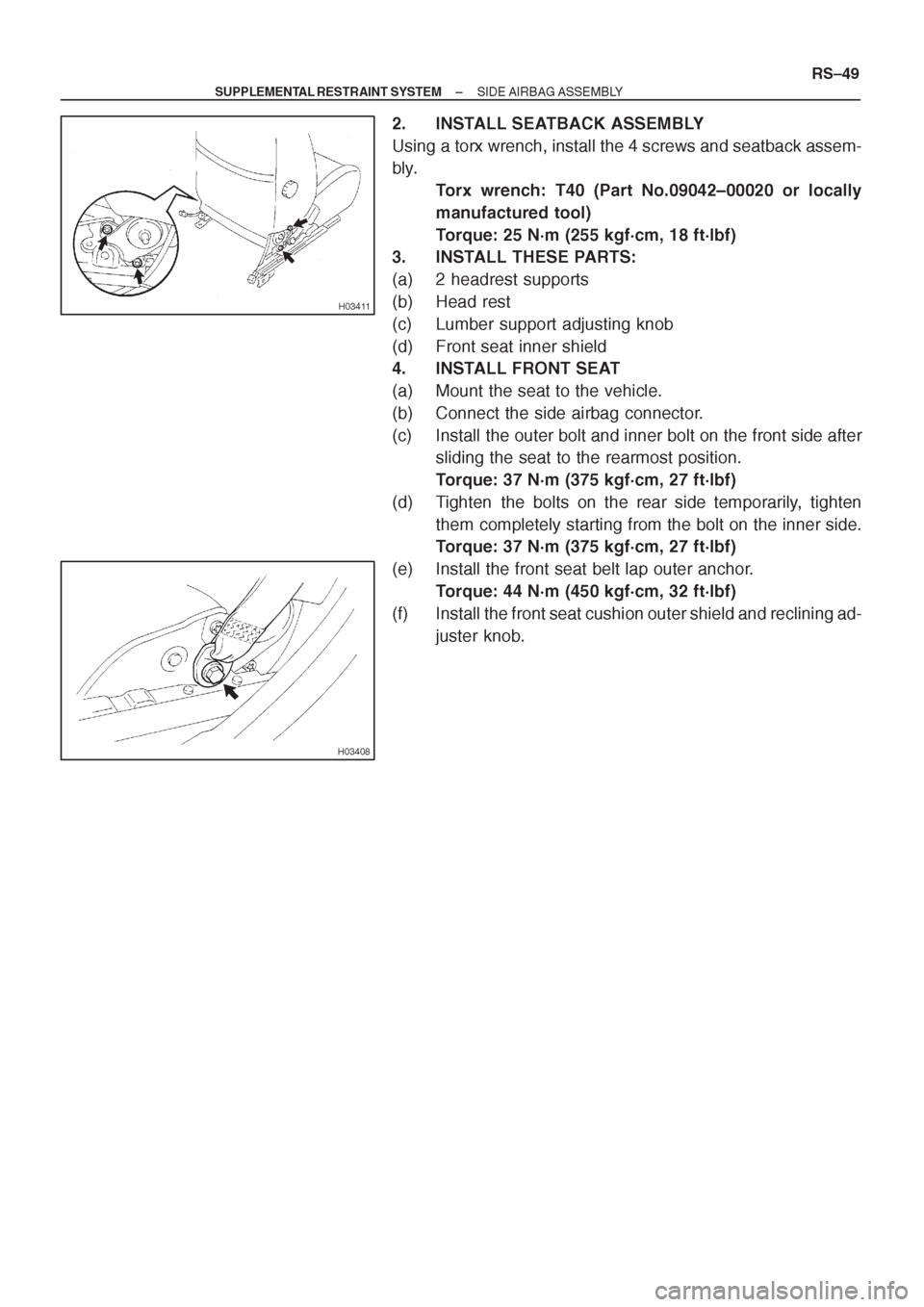 TOYOTA CORONA 1997  Service Repair Manual 