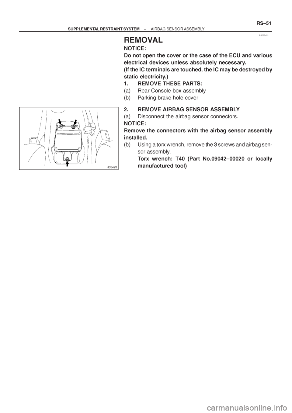 TOYOTA CORONA 1997  Service Repair Manual 