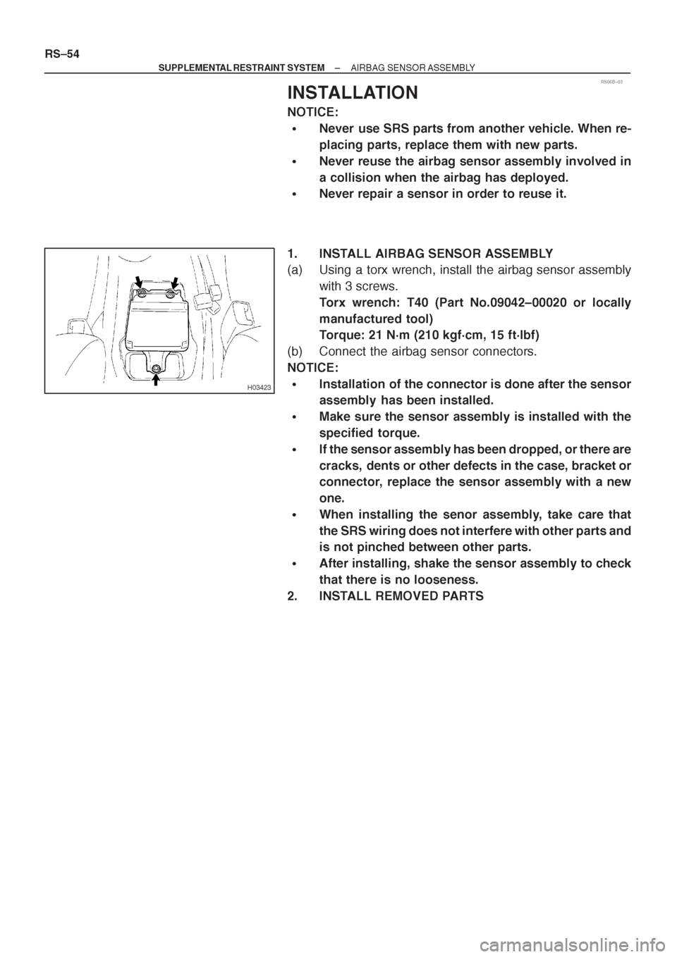 TOYOTA CORONA 1997  Service Repair Manual 