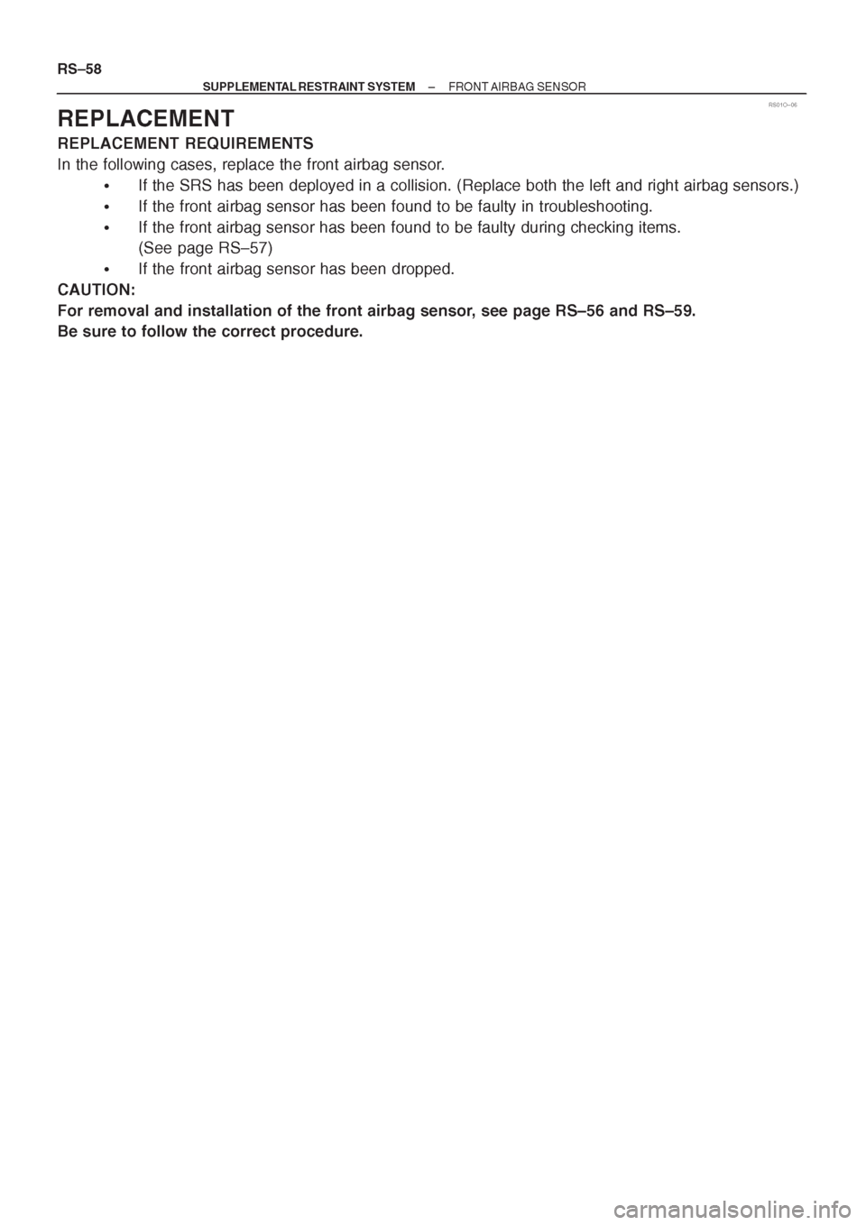 TOYOTA CORONA 1997  Service Repair Manual 