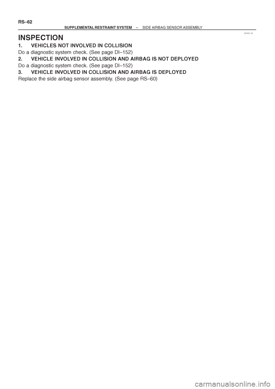 TOYOTA CORONA 1997  Service Repair Manual 