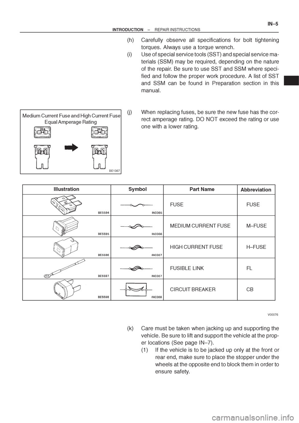 TOYOTA CORONA 1997 Service Repair Manual TOYOTA CORONA 1997 Service Repair Manual
