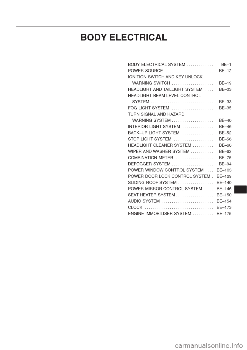 TOYOTA CORONA 1997  Service Repair Manual 