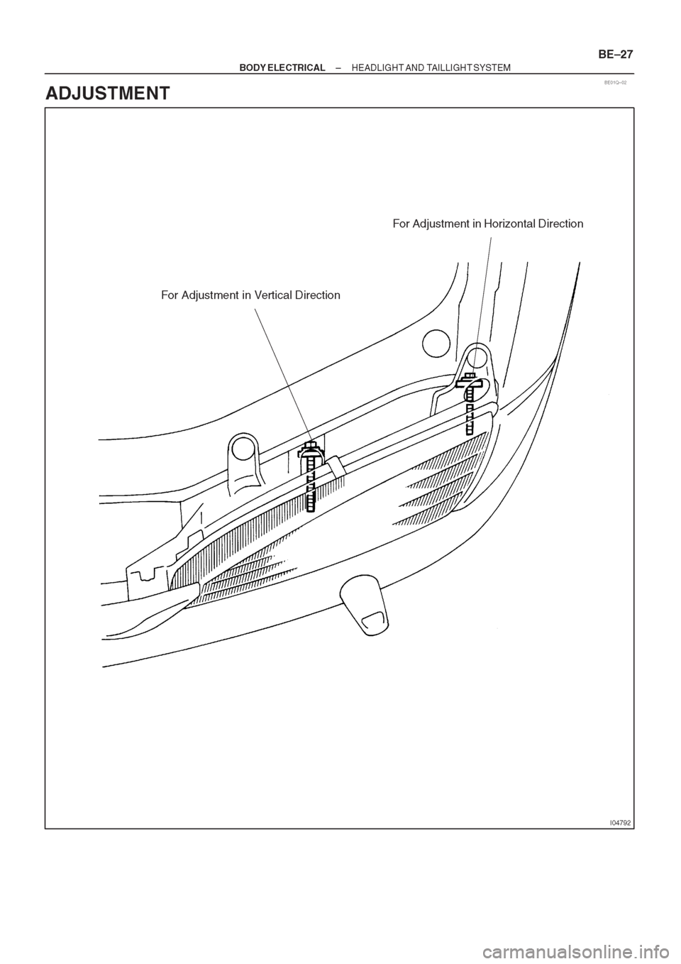 TOYOTA CORONA 1997 Service Repair Manual TOYOTA CORONA 1997 Service Repair Manual