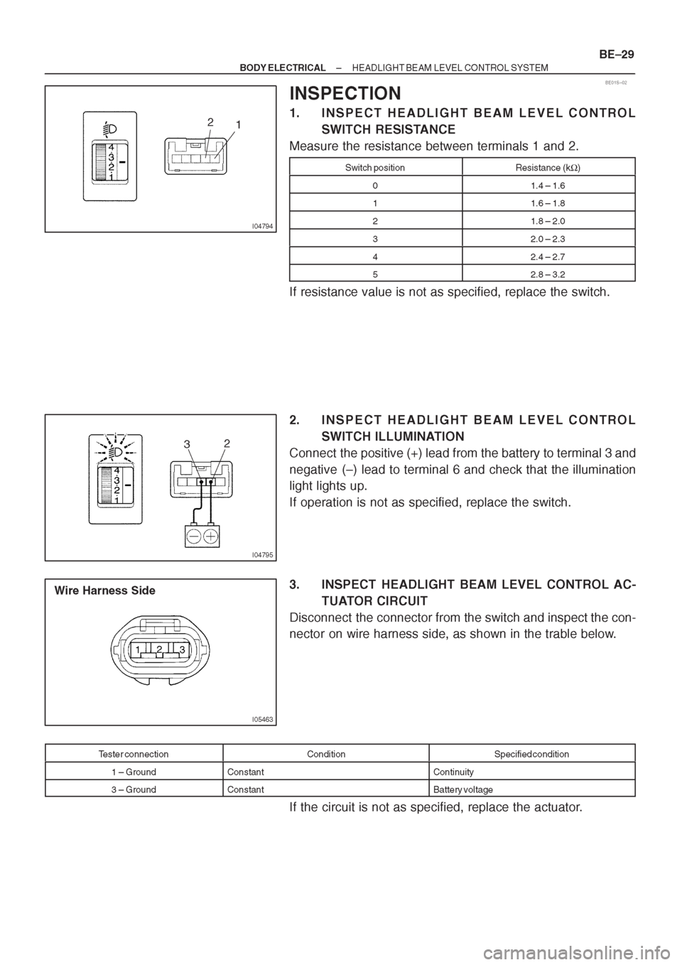 TOYOTA CORONA 1997 Service Repair Manual TOYOTA CORONA 1997 Service Repair Manual