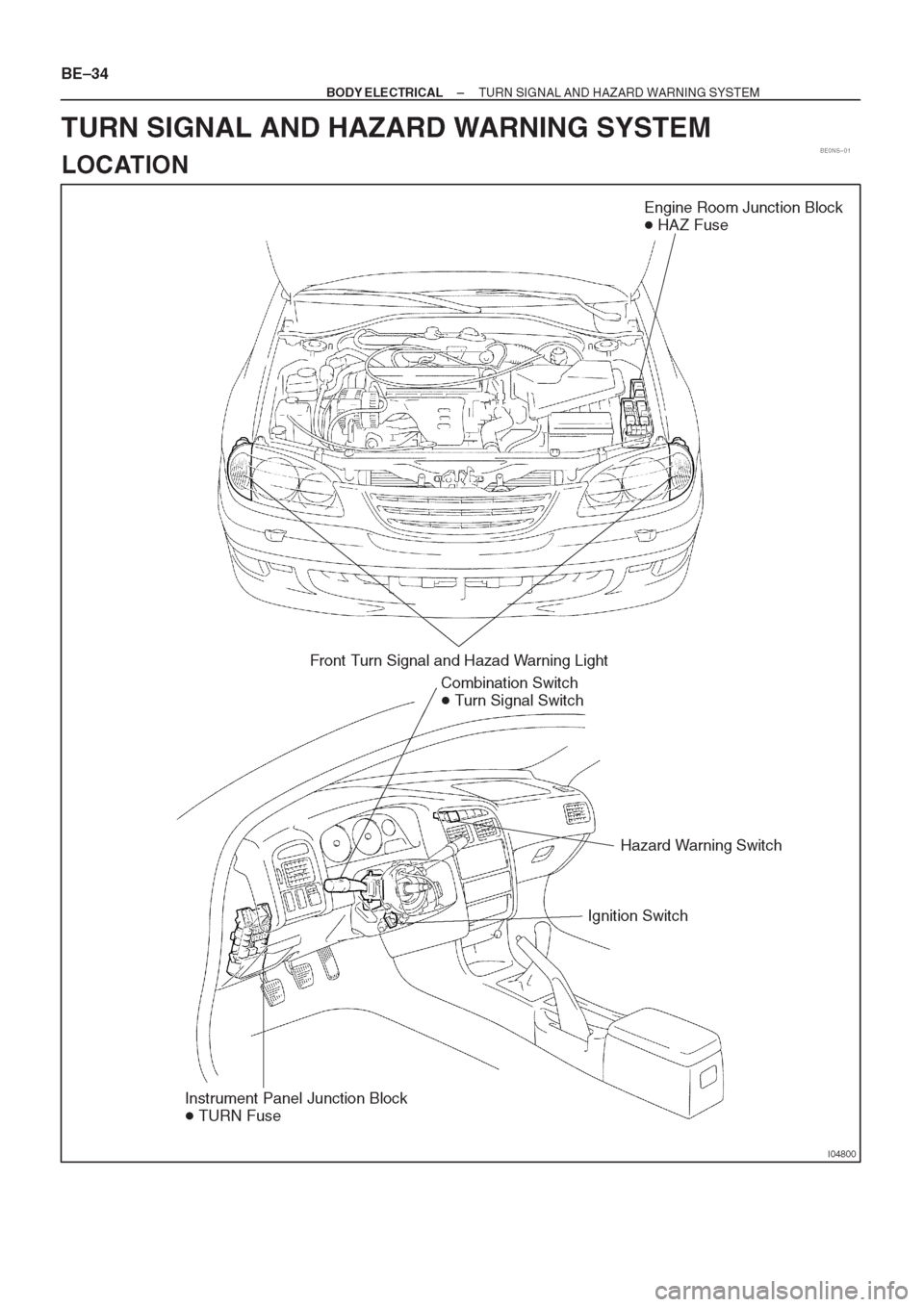 TOYOTA CORONA 1997 Service Repair Manual TOYOTA CORONA 1997 Service Repair Manual