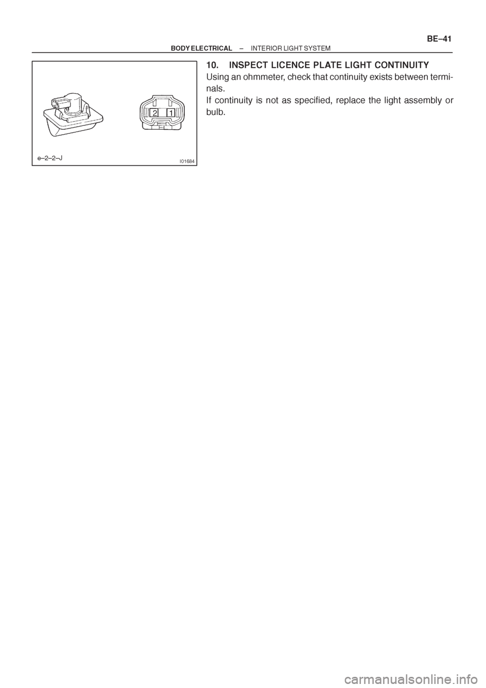 TOYOTA CORONA 1997 Service Repair Manual TOYOTA CORONA 1997 Service Repair Manual