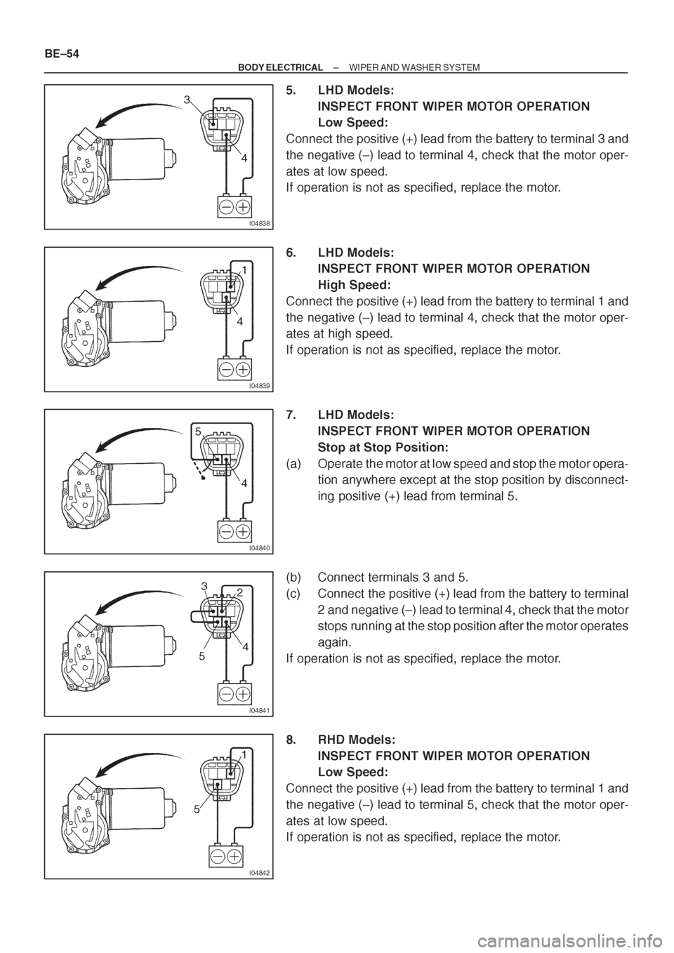 TOYOTA CORONA 1997 Service Repair Manual TOYOTA CORONA 1997 Service Repair Manual