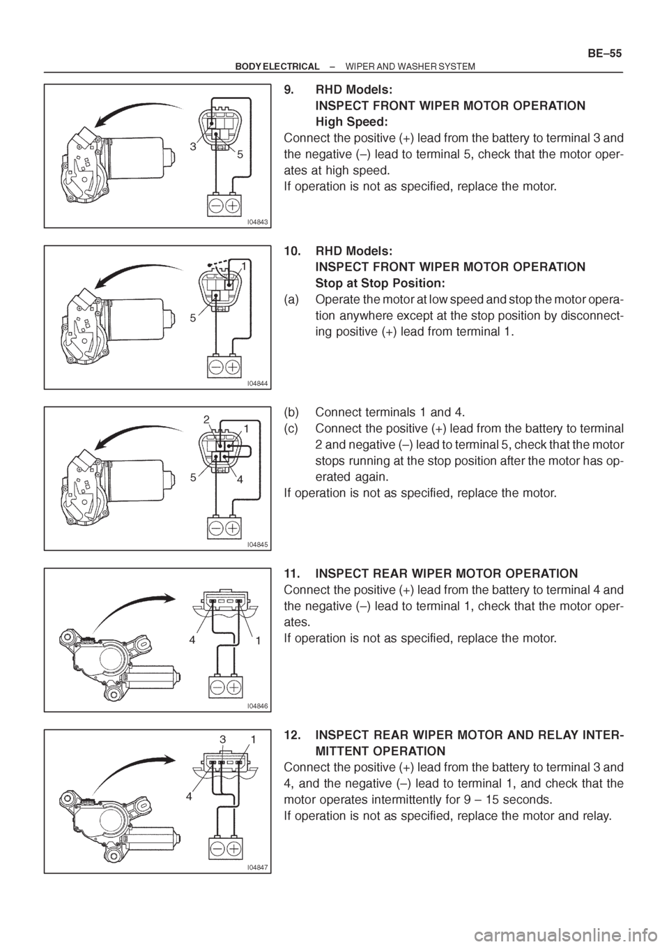 TOYOTA CORONA 1997 Service Repair Manual TOYOTA CORONA 1997 Service Repair Manual