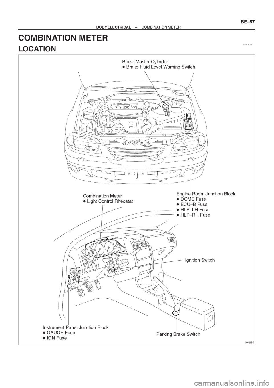 TOYOTA CORONA 1997 Service Repair Manual TOYOTA CORONA 1997 Service Repair Manual