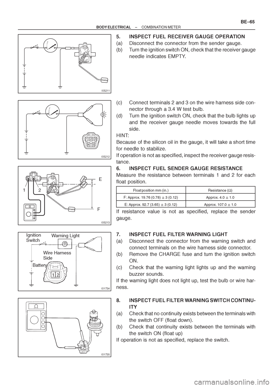 TOYOTA CORONA 1997 Service Repair Manual TOYOTA CORONA 1997 Service Repair Manual