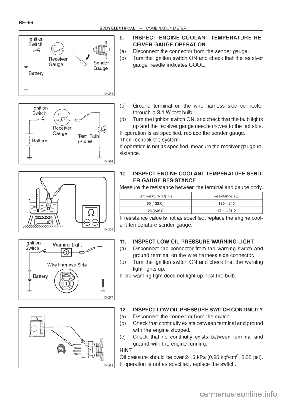 TOYOTA CORONA 1997 Service Repair Manual TOYOTA CORONA 1997 Service Repair Manual