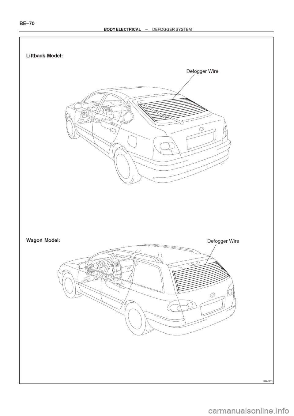 TOYOTA CORONA 1997 Service Repair Manual TOYOTA CORONA 1997 Service Repair Manual