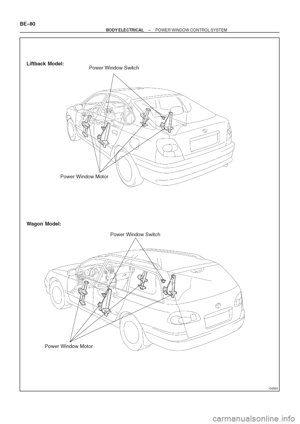 TOYOTA CORONA 1997 Service Repair Manual TOYOTA CORONA 1997 Service Repair Manual