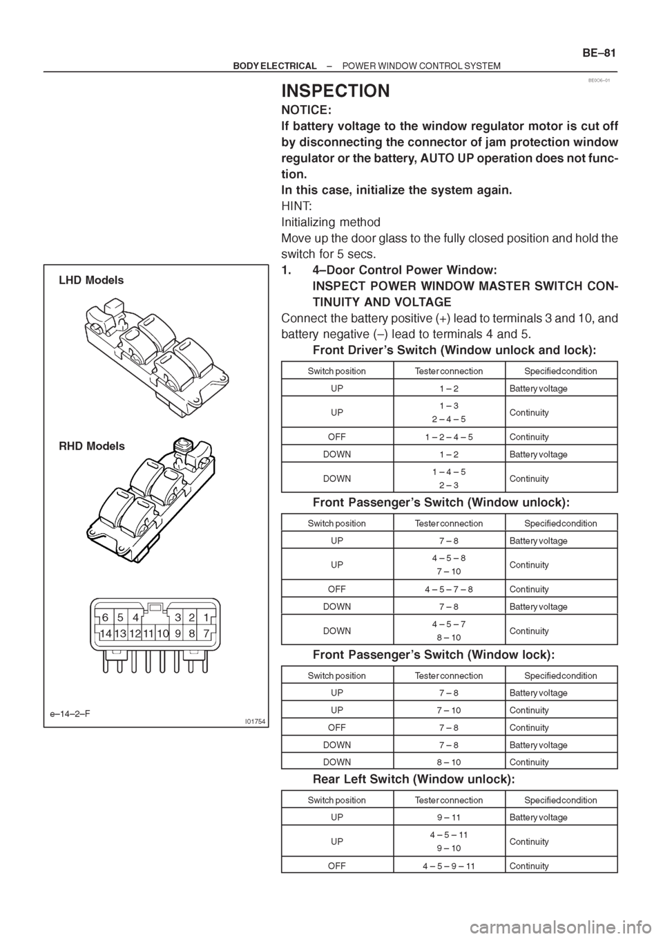 TOYOTA CORONA 1997 Service Repair Manual TOYOTA CORONA 1997 Service Repair Manual