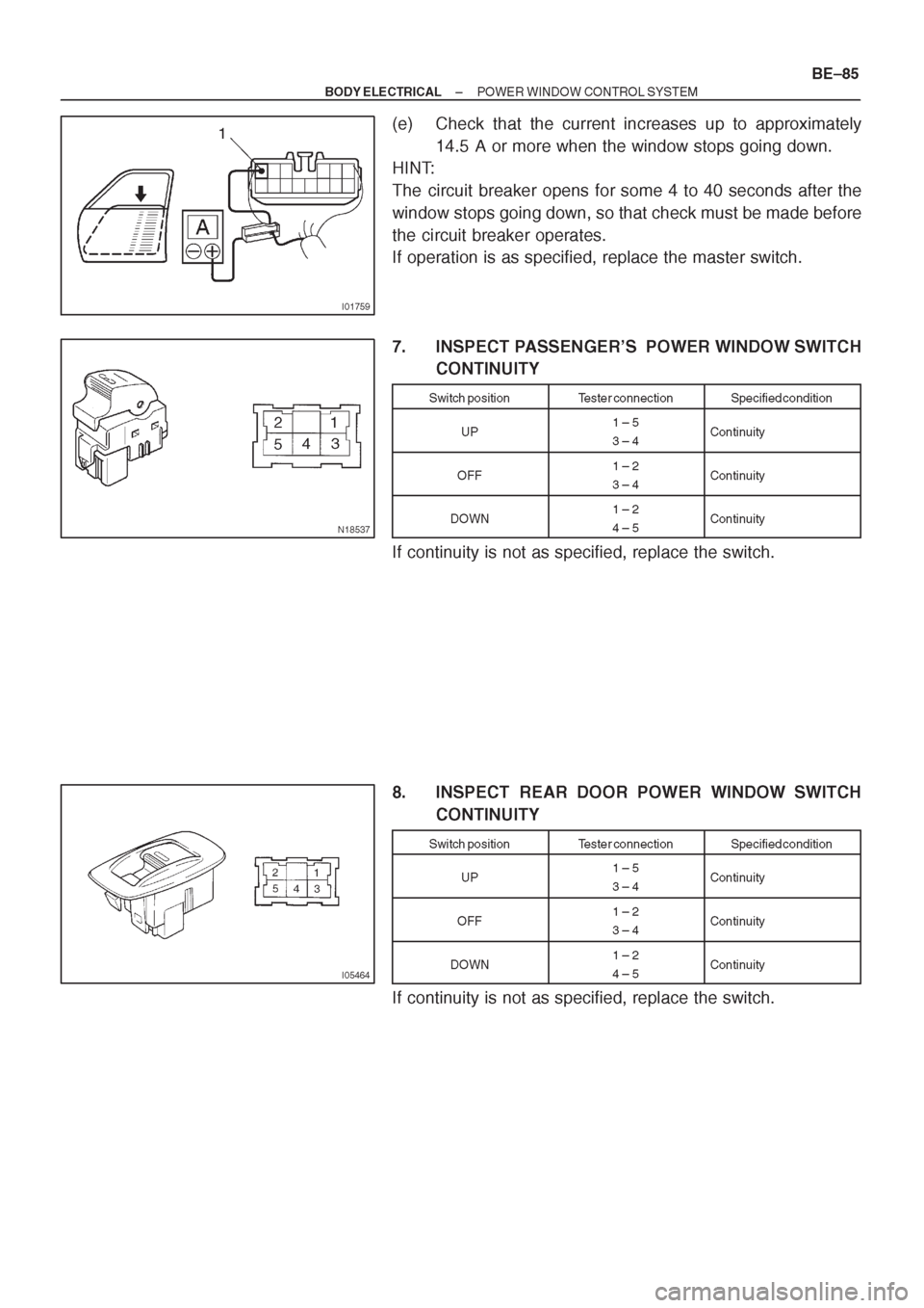 TOYOTA CORONA 1997 Service Repair Manual TOYOTA CORONA 1997 Service Repair Manual
