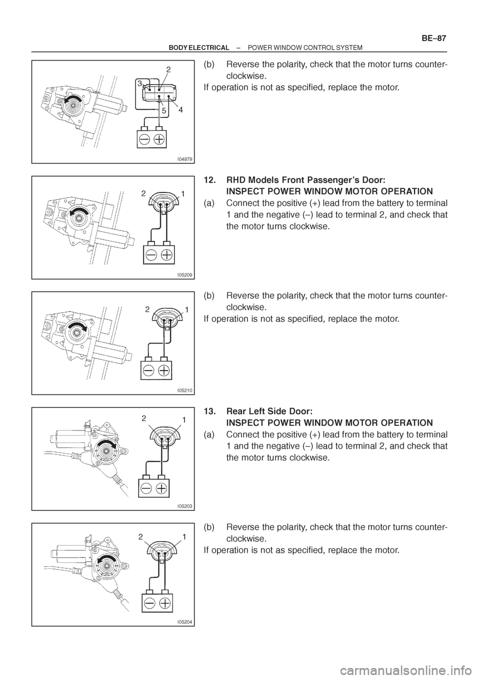 TOYOTA CORONA 1997 Service Repair Manual TOYOTA CORONA 1997 Service Repair Manual