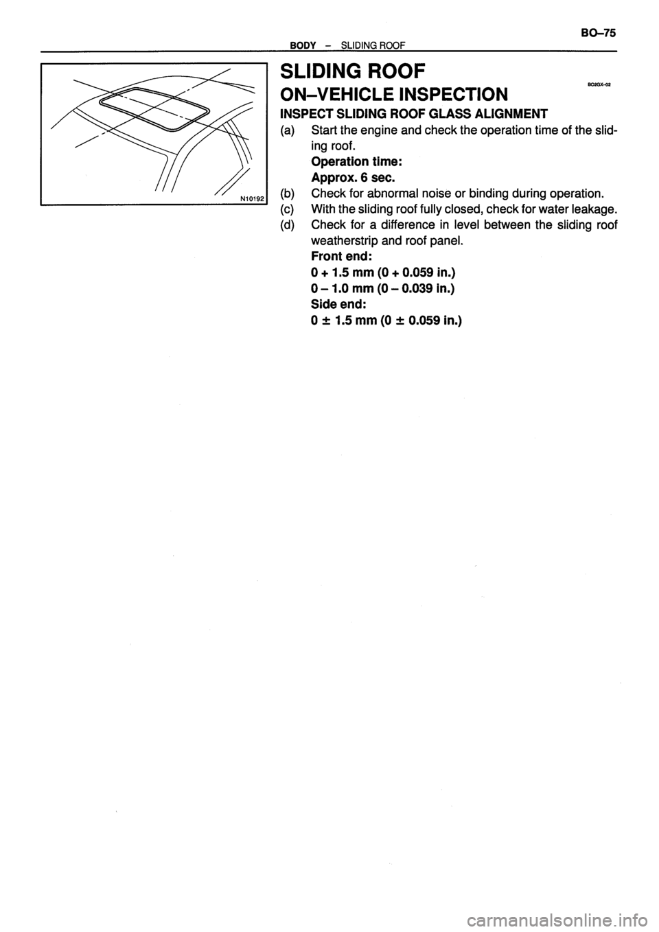 TOYOTA VERSO 1999 Repair Manual TOYOTA VERSO 1999 Repair Manual