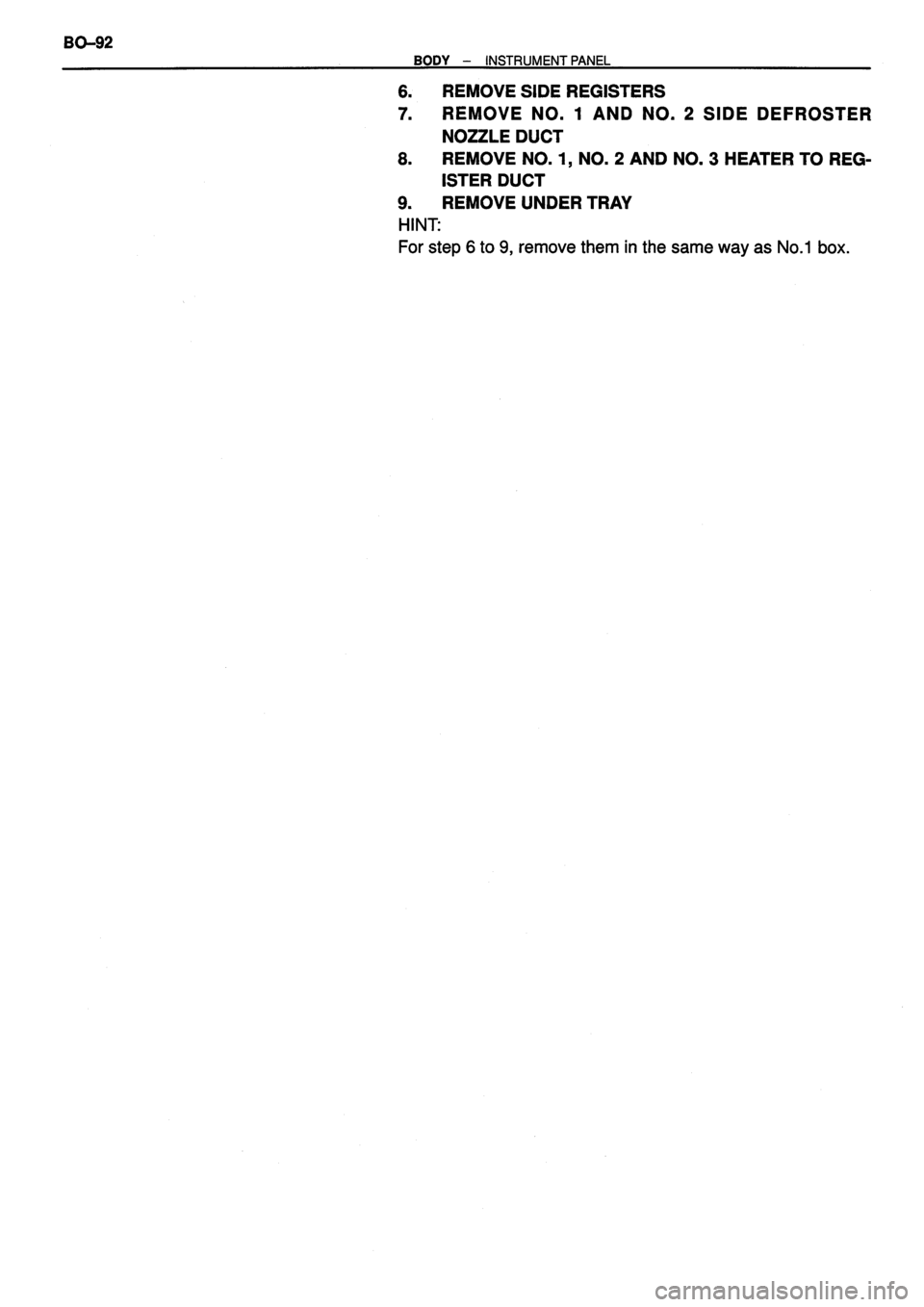 TOYOTA VERSO 1999 Repair Manual TOYOTA VERSO 1999 Repair Manual
