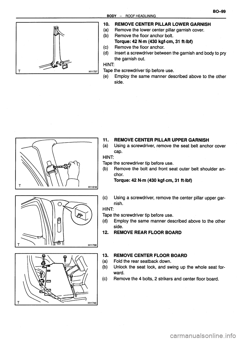 TOYOTA VERSO 1999 Repair Manual TOYOTA VERSO 1999 Repair Manual