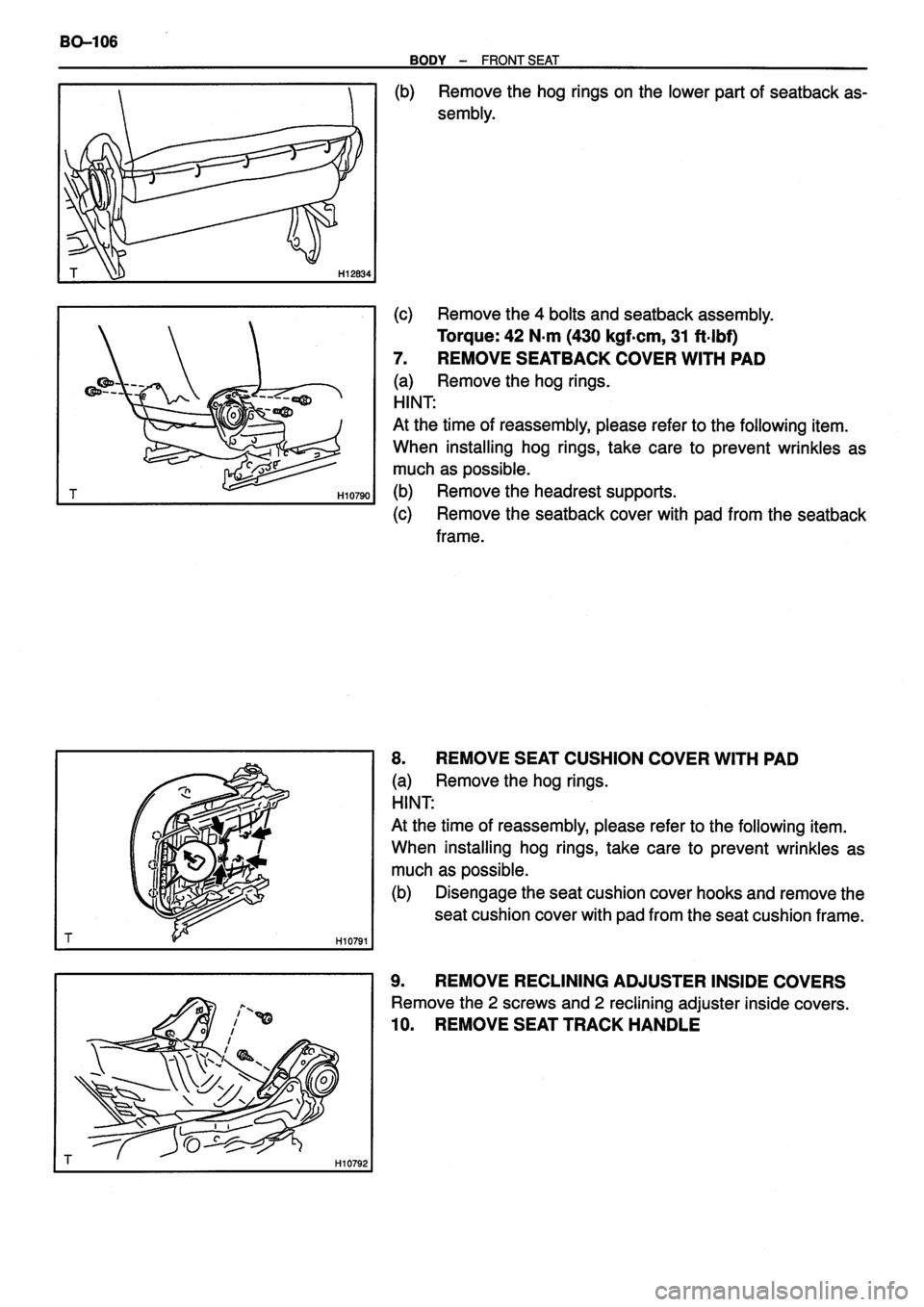 TOYOTA VERSO 1999 Repair Manual TOYOTA VERSO 1999 Repair Manual