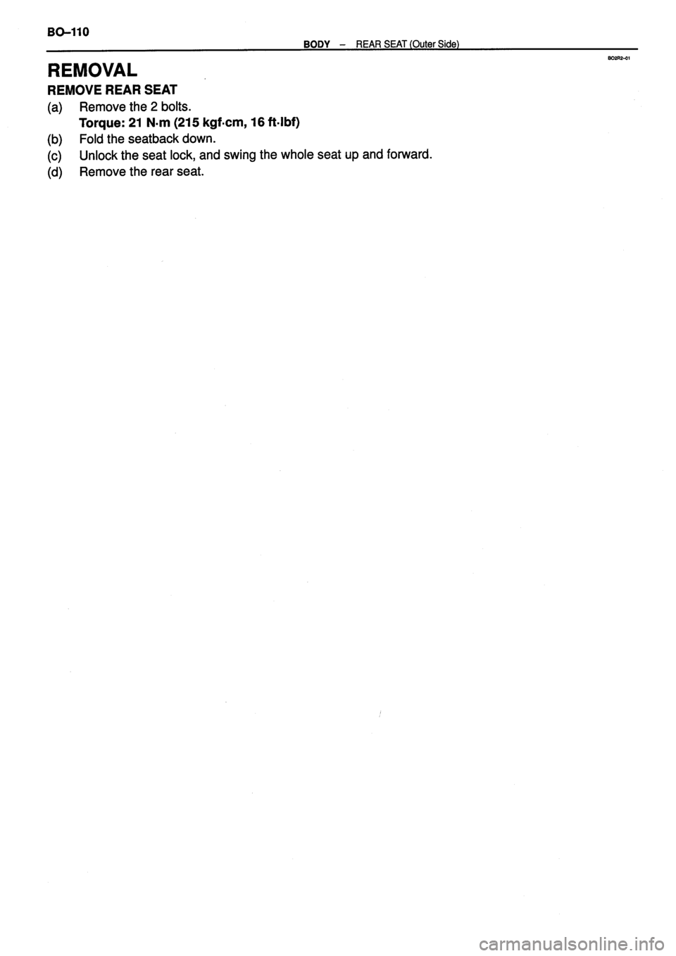 TOYOTA VERSO 1999 Repair Manual TOYOTA VERSO 1999 Repair Manual