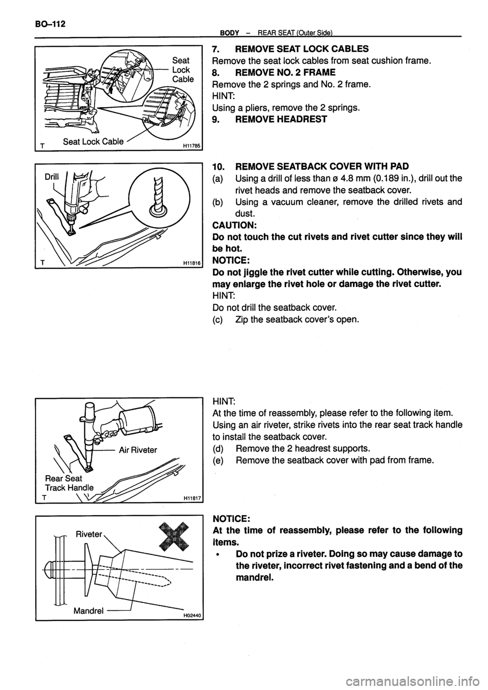 TOYOTA VERSO 1999 Repair Manual TOYOTA VERSO 1999 Repair Manual